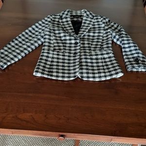 Talbot's checkered Blazer